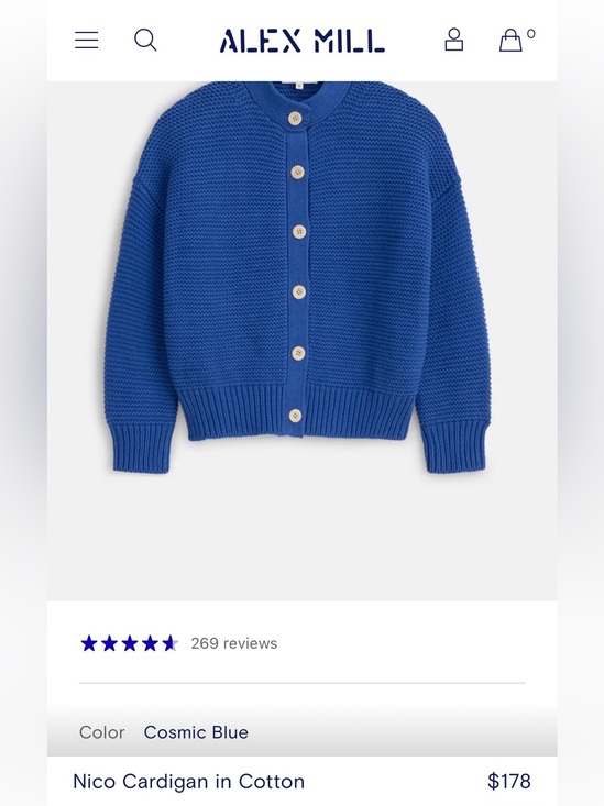Alex Mill Sweaters - Alex Mill Knit Nico Cardigan